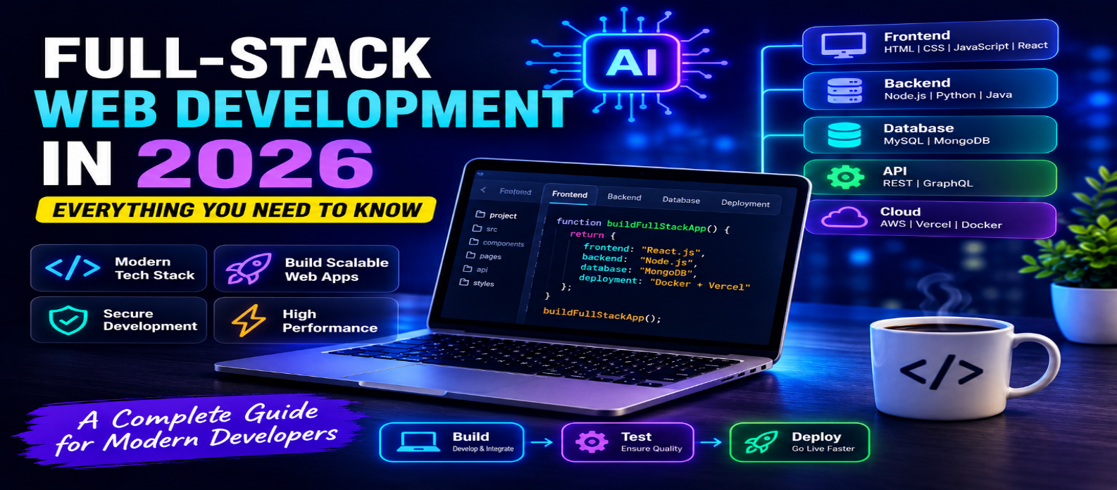 Full-Stack Web Development in 2026: Everything You Need to Know