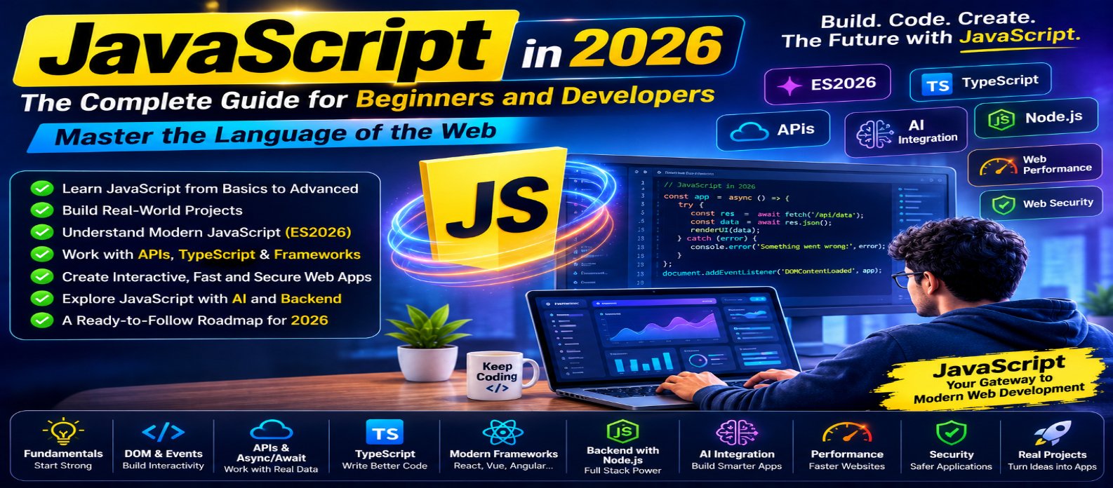 JavaScript in 2026: The Complete Guide for Beginners and Developers