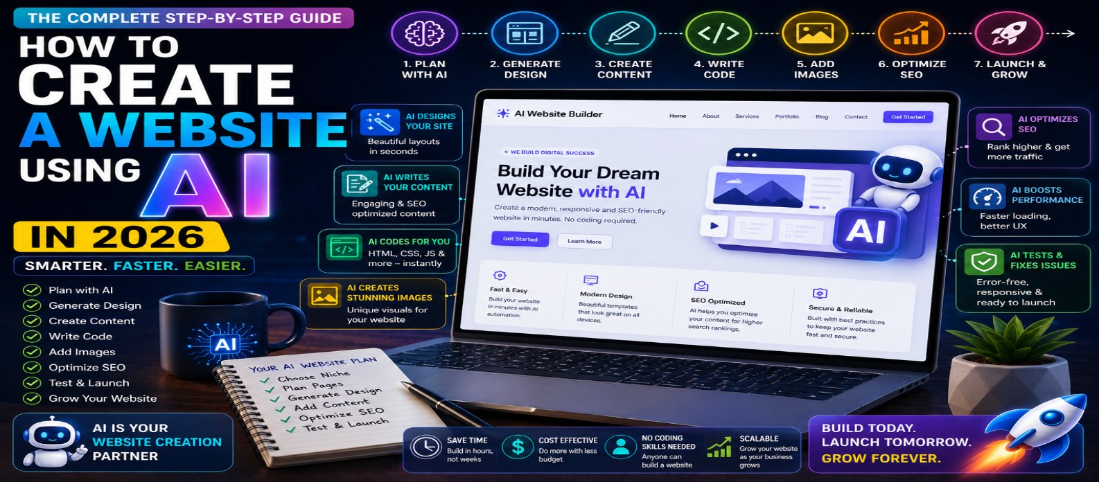 How to Create a Website Using AI in 2026: Complete Step-by-Step Guide