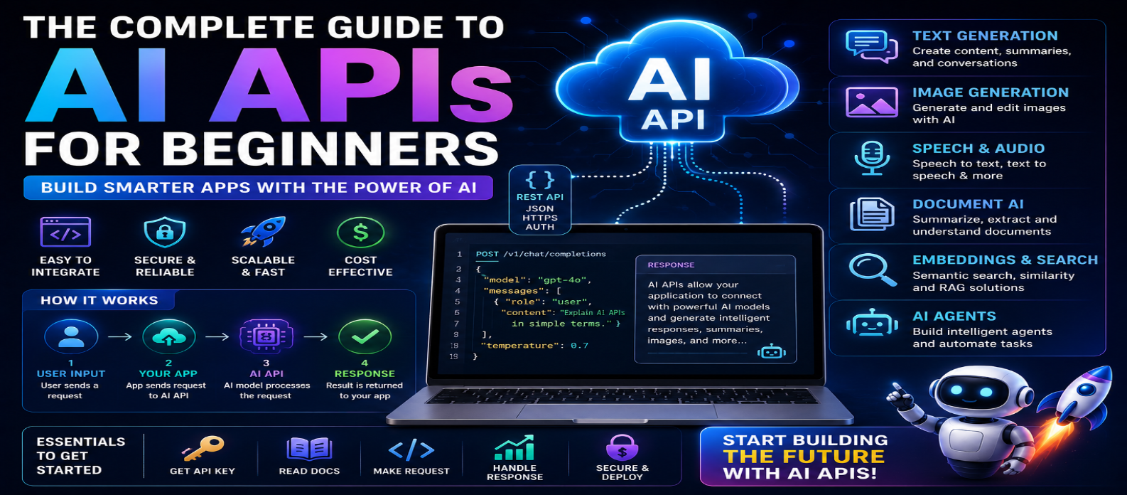 The Complete Guide to AI APIs for Beginners in 2026