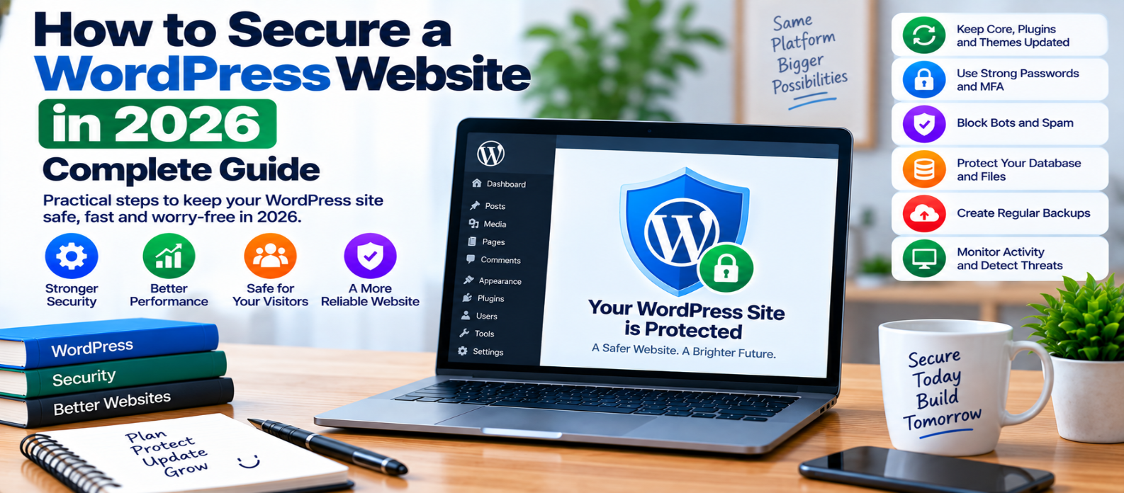 How to Secure a WordPress Website in 2026: Complete Guide