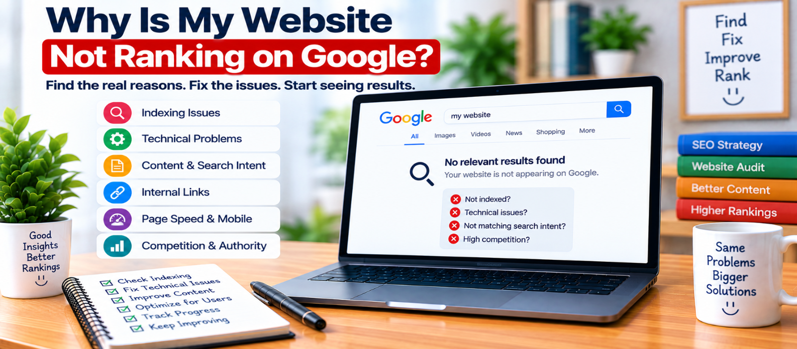Why Is My Website Not Ranking on Google? 13 Reasons and How to Fix Them