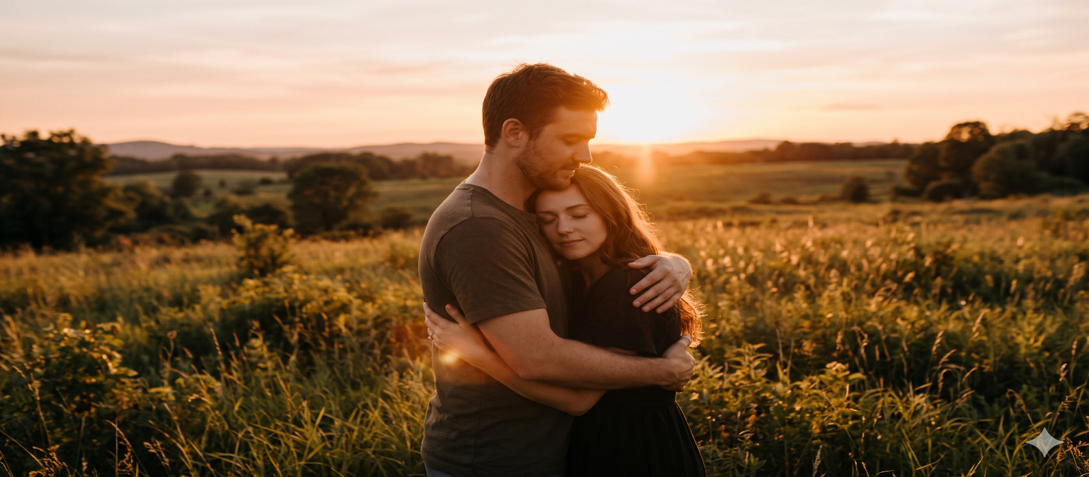 5 Golden Hour Couple AI Prompts for Romantic Outdoor Portraits
